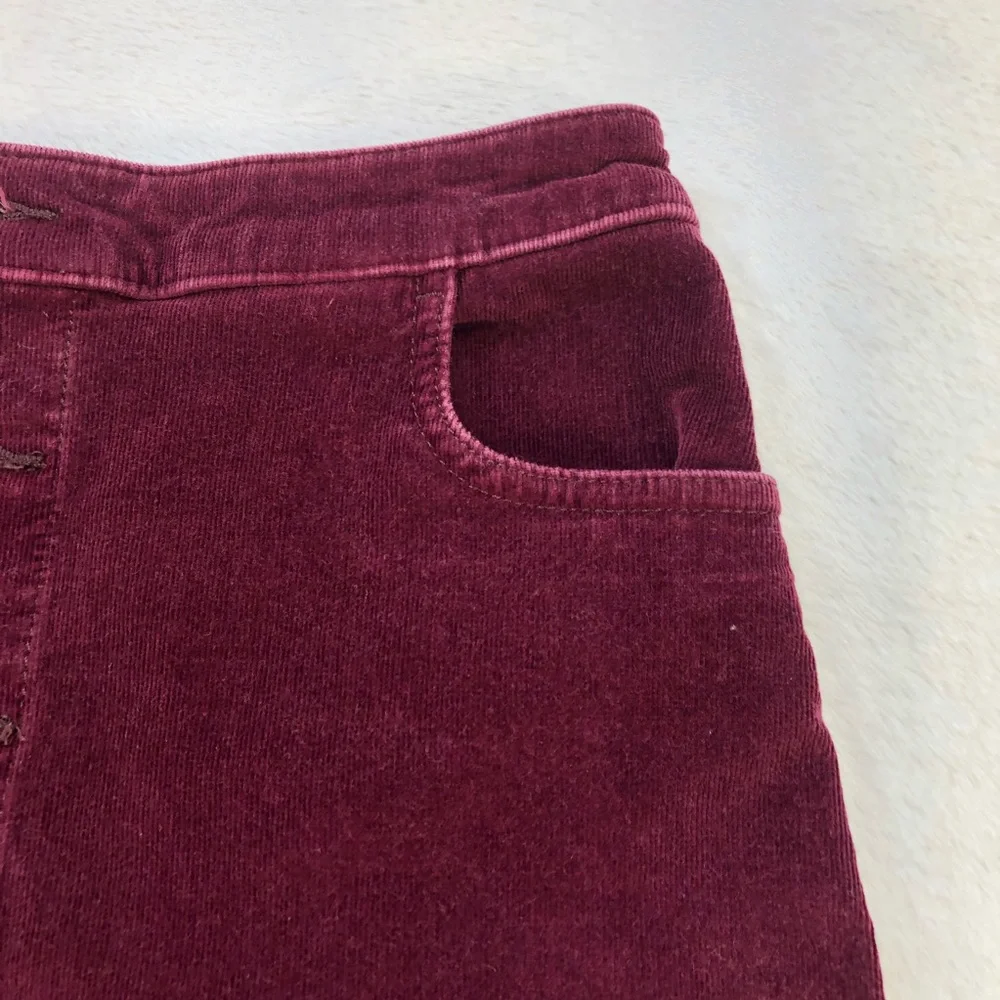 Express, Corduroy Mini Skirt, Button Down Front, Size 0